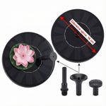 🌱FUENTE SOLAR DECORATIVA FLOTANTE - SIN ELECTRICIDAD☀️⛲