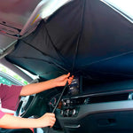 SOMBRILLA PARASOL PLEGABLE ANTI RAYOS DEL SOL + FUNDA DE REGALO☀️