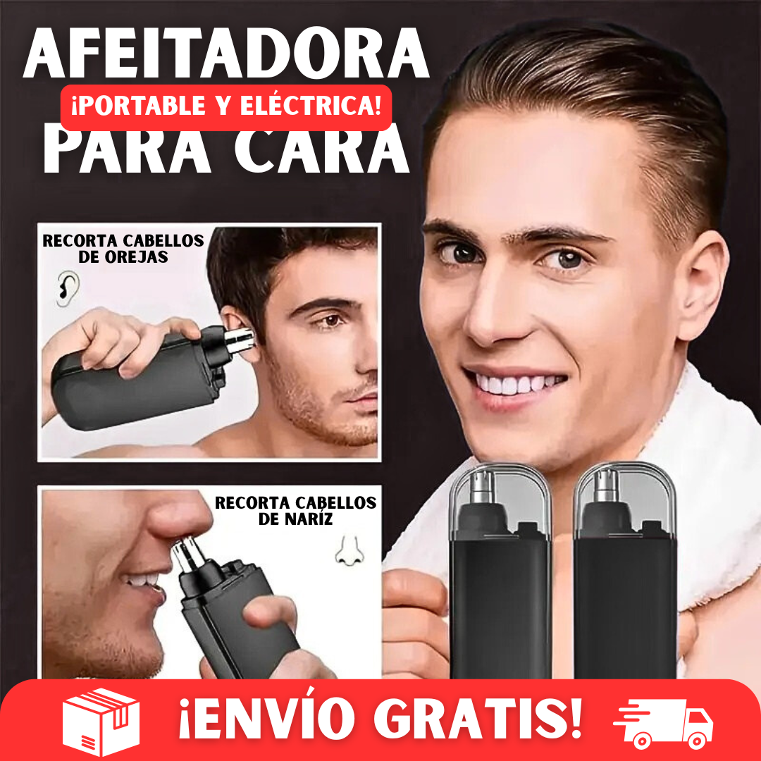 AFEITADORA ELÉCTRICA PARA VELLO NASAL👃
