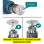 Convierte Tu Taladro En Una Sierra Portatil: Kit 5 Discos Tambien Para Mototool