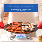 SARTEN COMAL ANTIADHERENTE 6 CAPAS + ACEITERA DE REGALO🎁