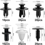 Set Clip Remache Plástico Sujeción Para Coche Broches Autos