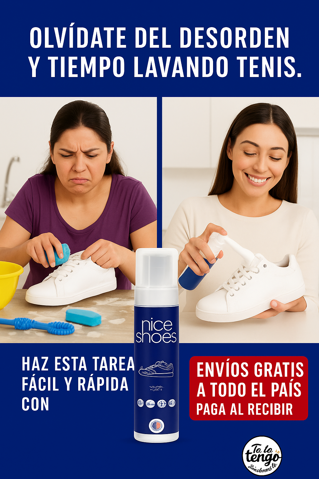 NICE SHOES LIMPIADOR MULTIFUNCIONAL👟