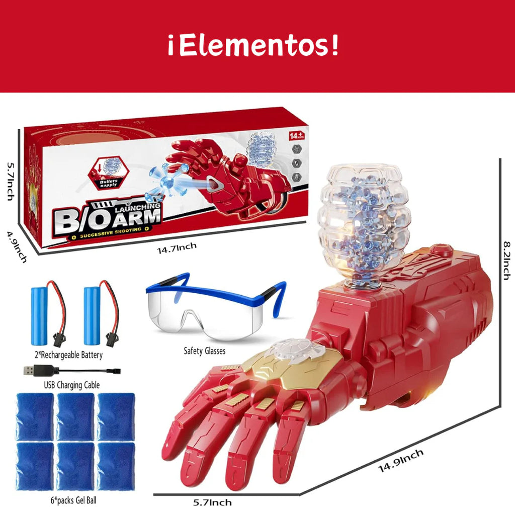 BRAZO IRONMAN LANZADOR🦸‍♂️ - REGALO NAVIDEÑO🎄