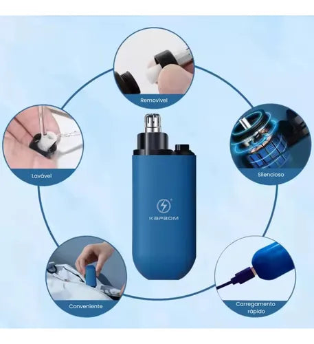 AFEITADORA ELÉCTRICA PARA VELLO NASAL👃