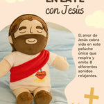 PELUCHE DE JESUS RELAJANTE, TRANQUILIDAD Y FE✨