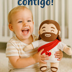 PELUCHE DE JESUS RELAJANTE, TRANQUILIDAD Y FE✨